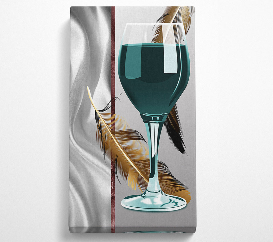  A Canvas Print of Feather Drink Canvas Art