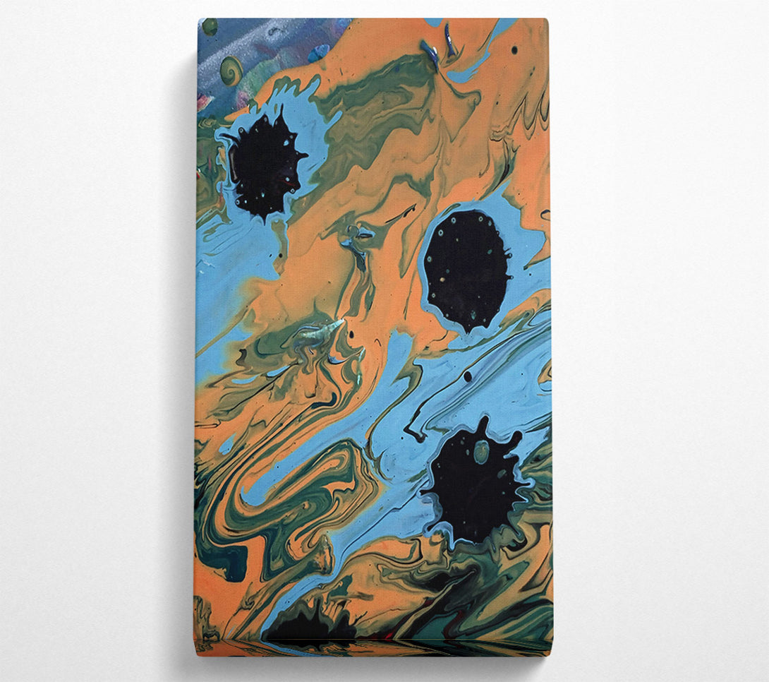  A Canvas Print of Orange Swirl Dreams Canvas Print
