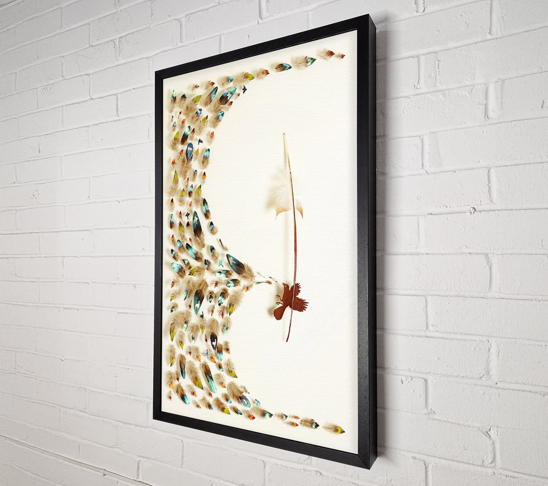  A Canvas Print of Feather Flow Canvas Wall Art