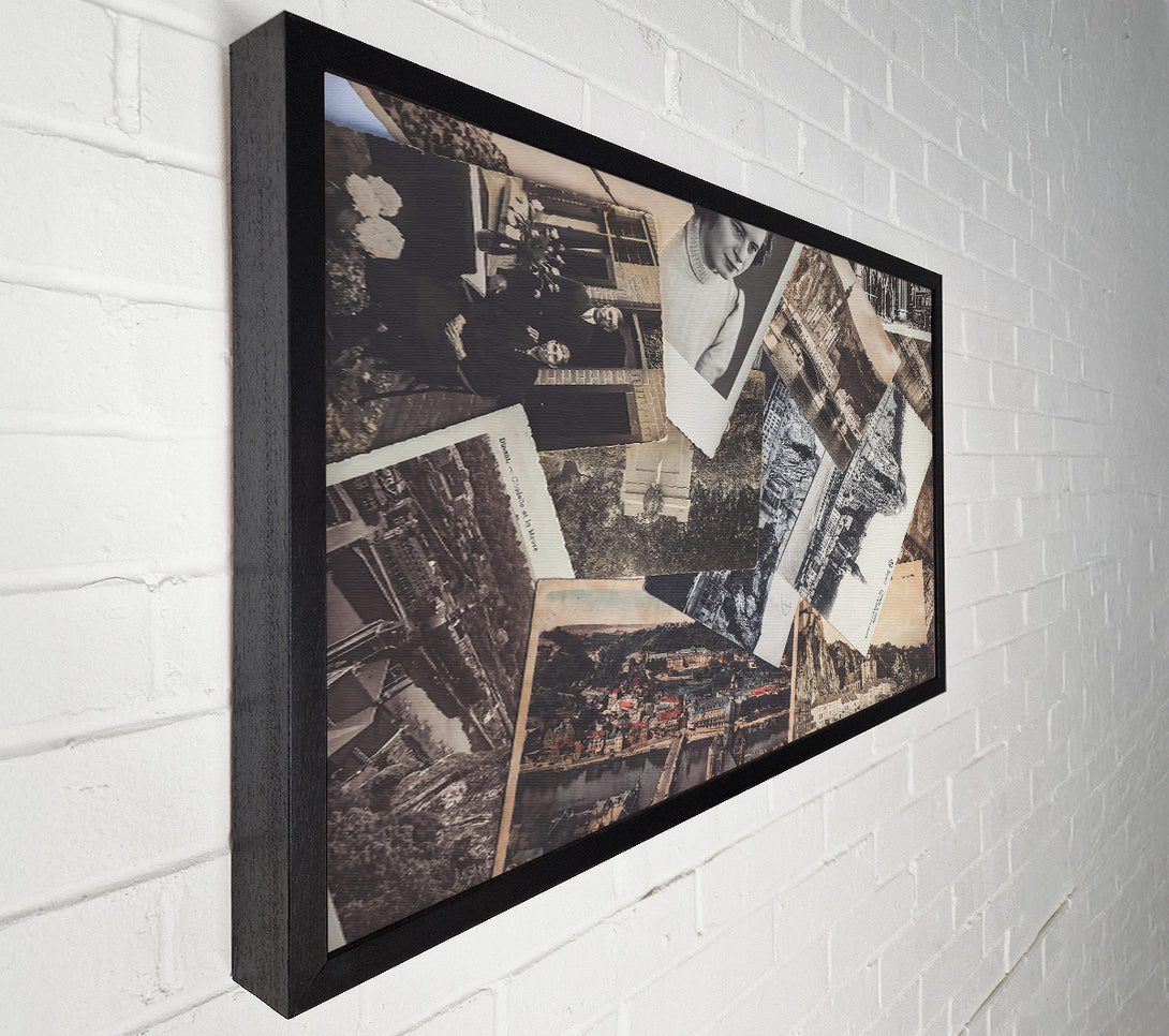  A Canvas Print of Sepia Tinted Memories Canvas Print