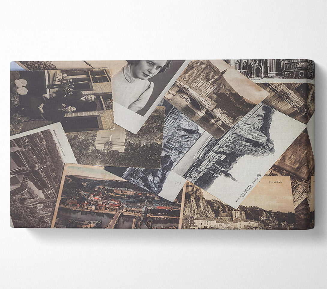  A Canvas Print of Sepia Tinted Memories Canvas Print