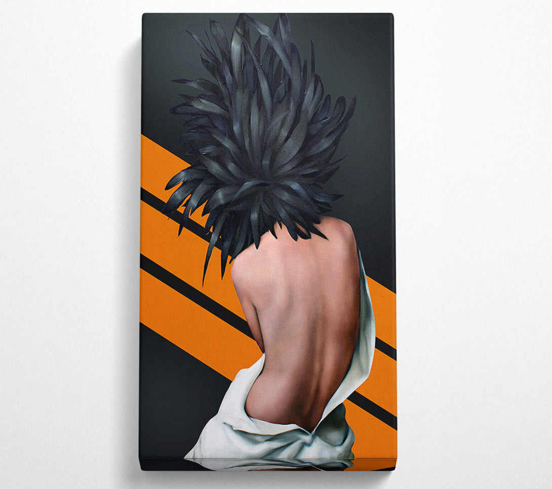  A Canvas Print of Feather Hair Canvas Art