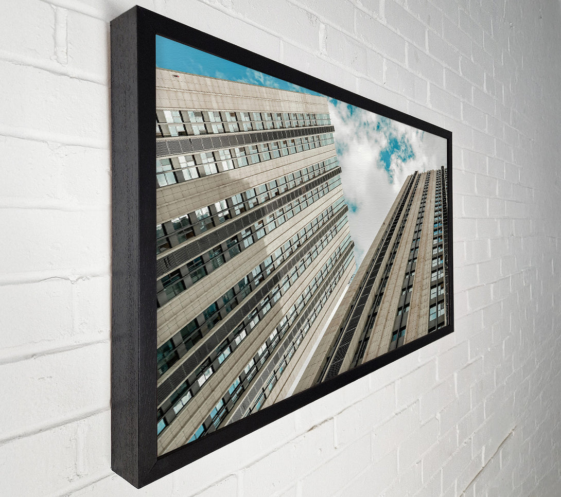  A Canvas Print of Beige Skyscraper Dreams Canvas Print