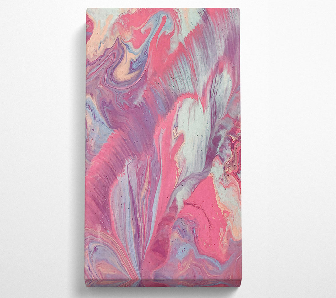  A Canvas Print of Pink Abstract Swirls Canvas Print