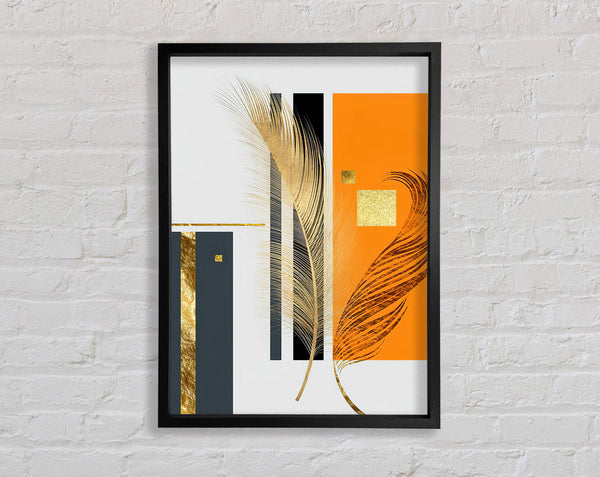 Feather Impression Framed Print