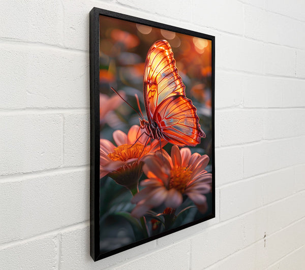 Crimson Butterfly Bloom