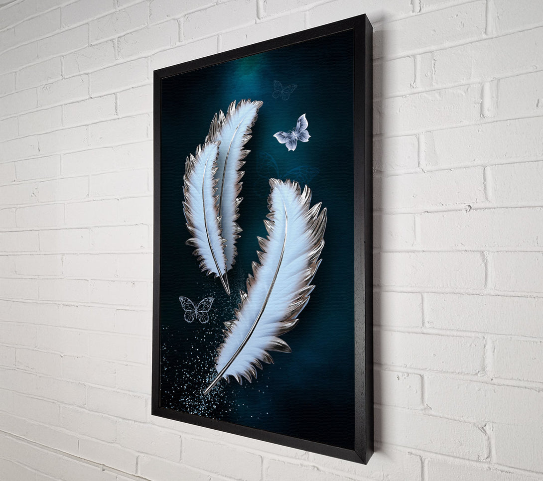  A Canvas Print of Feather Sparkle Canvas Print