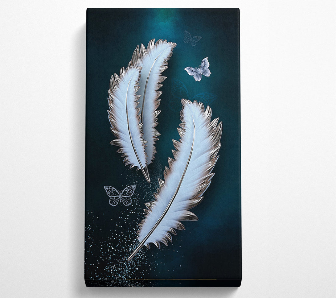  A Canvas Print of Feather Sparkle Canvas Print