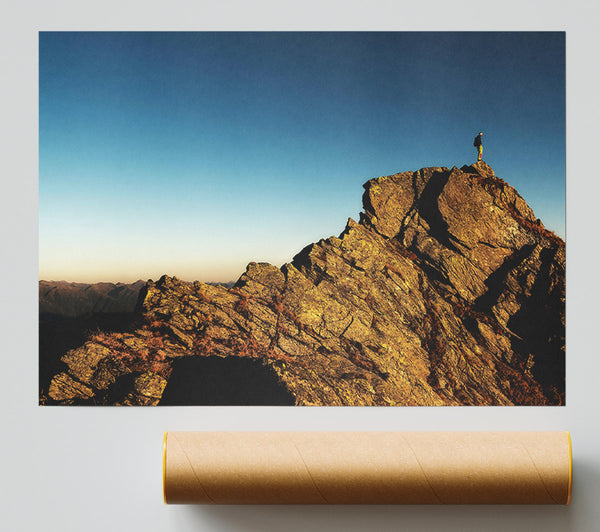 Golden Summit Solitude Poster