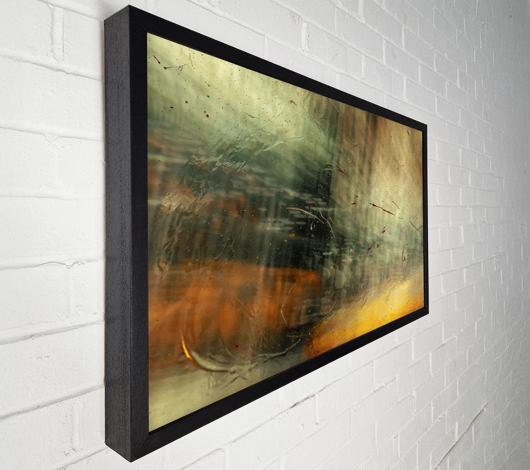  A Canvas Print of Golden Dusty Reflections Canvas Art