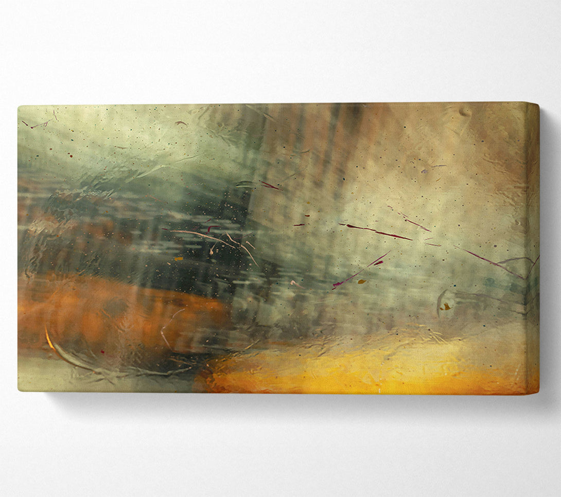  A Canvas Print of Golden Dusty Reflections Canvas Art
