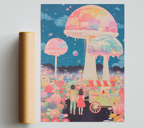 Pink Candyland Dreams Giclee Print