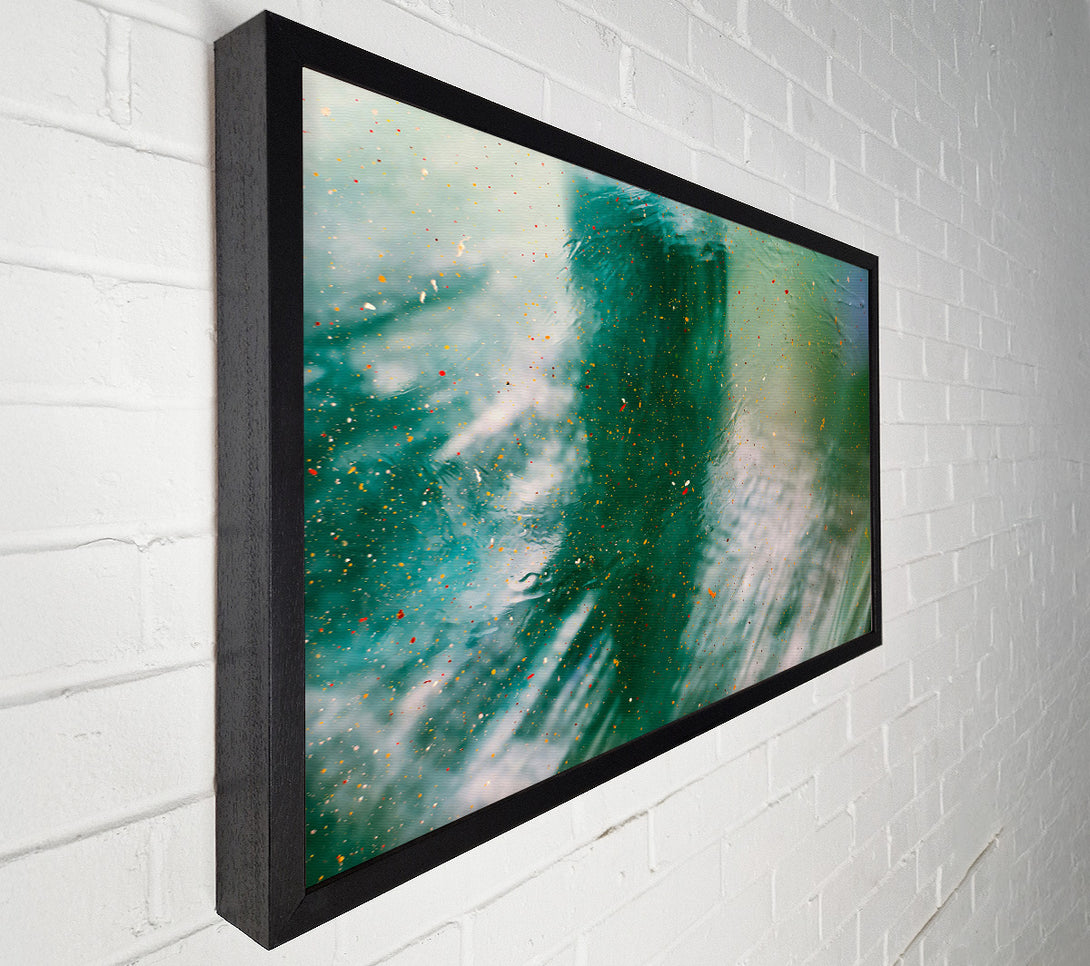  A Canvas Print of Emerald Specks Of Light Canvas Print