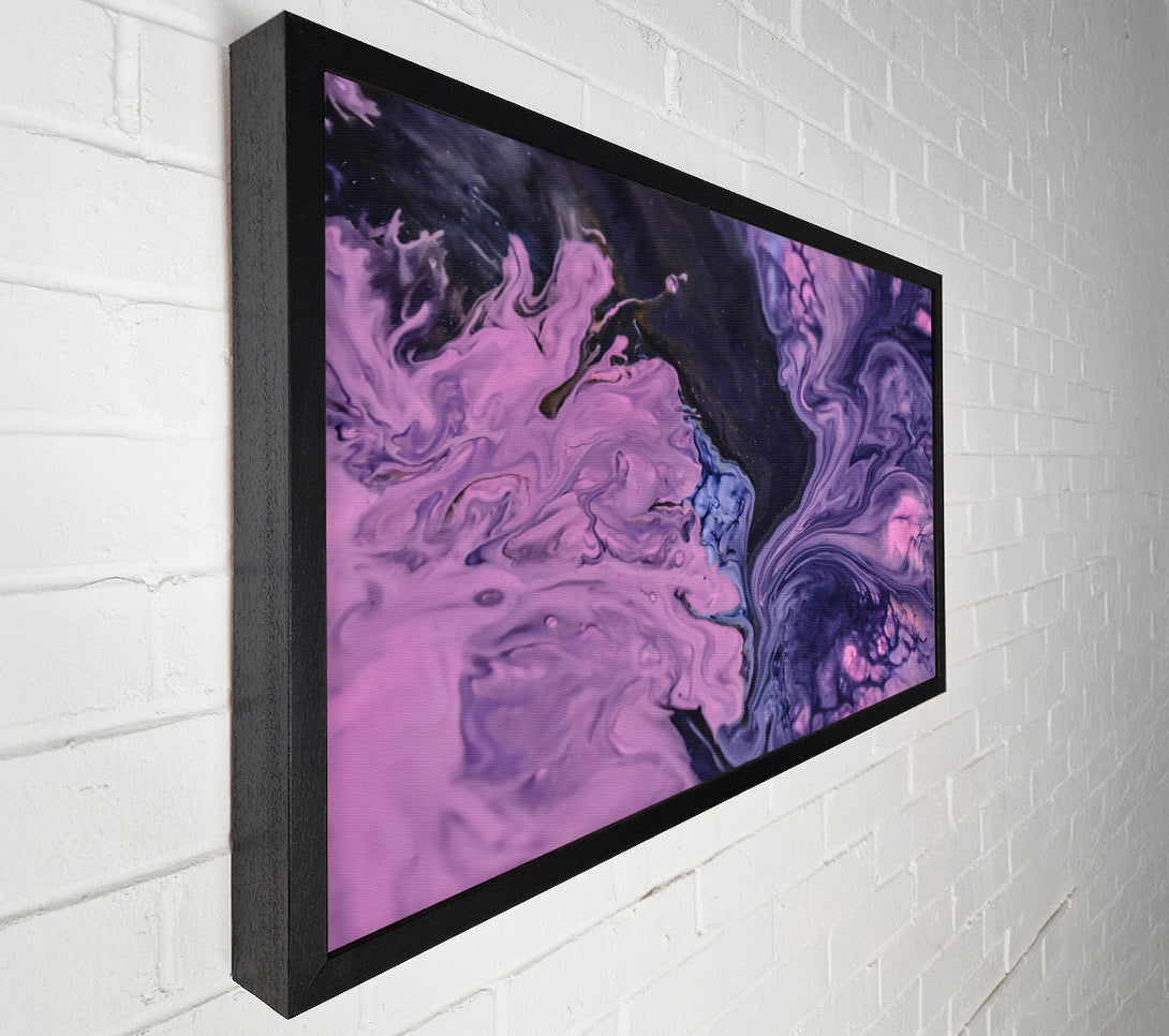  A Canvas Print of Lavender Cosmic Flow Canvas Wall Art