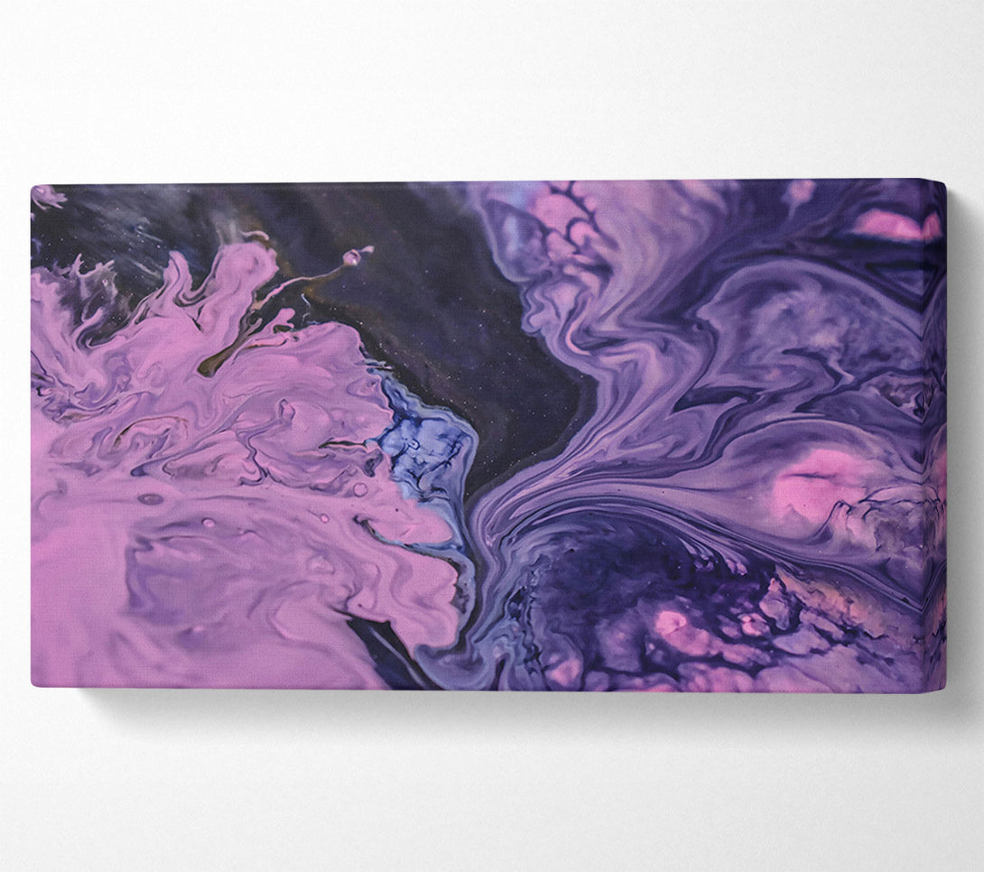  A Canvas Print of Lavender Cosmic Flow Canvas Wall Art