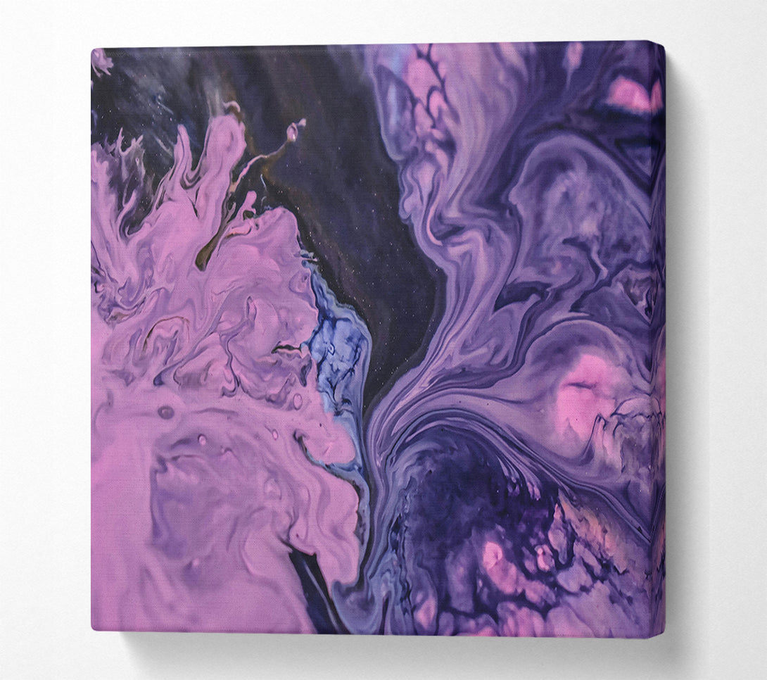  A Canvas Print of Lavender Cosmic Flow Canvas Wall Art
