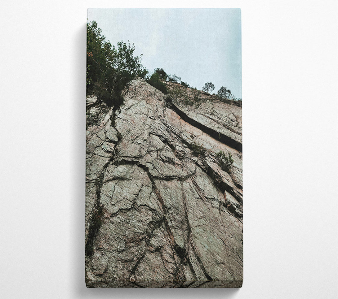  A Canvas Print of Gray Stone Veins Canvas Print