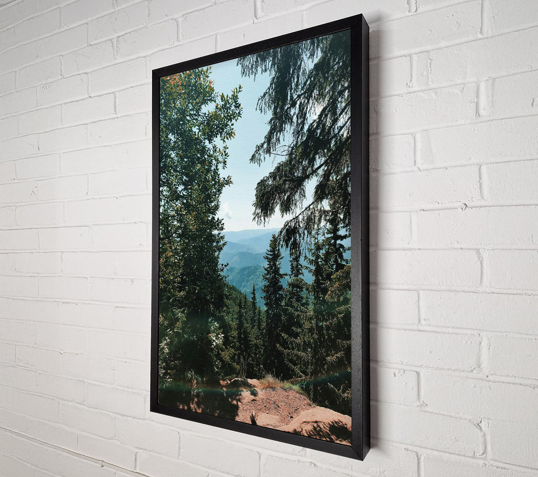  A Canvas Print of Blue Ridge View Canvas Wall Art