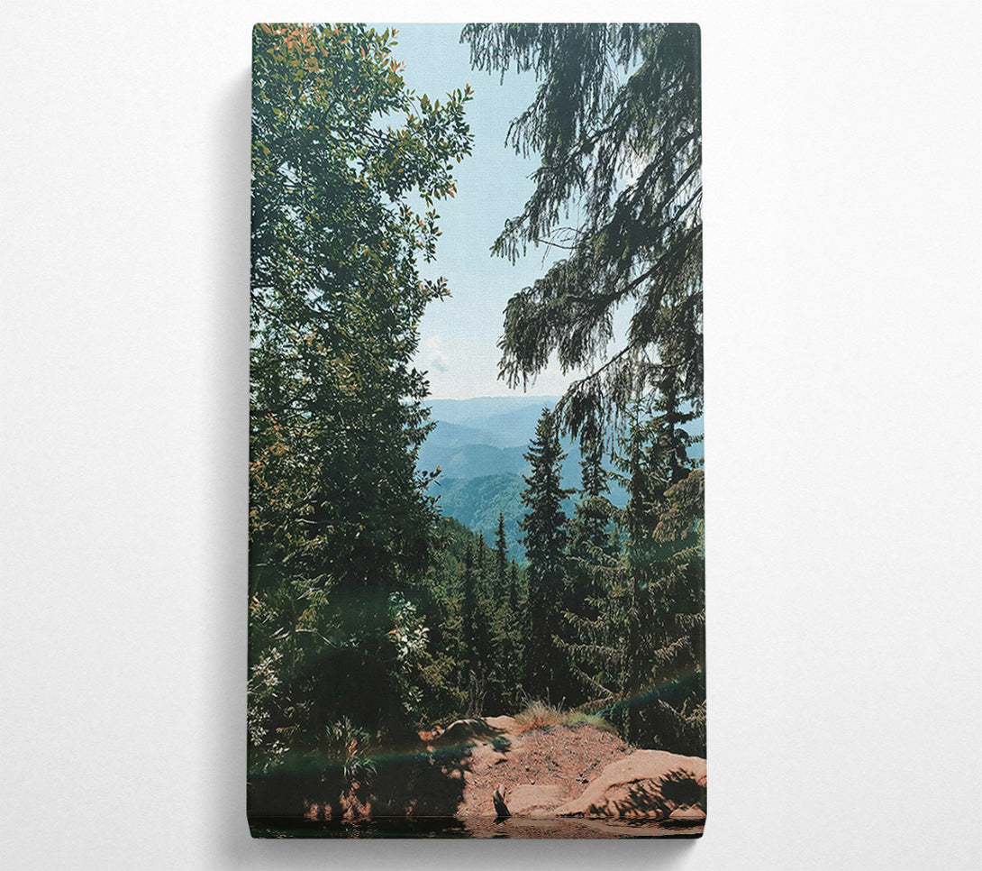  A Canvas Print of Blue Ridge View Canvas Wall Art