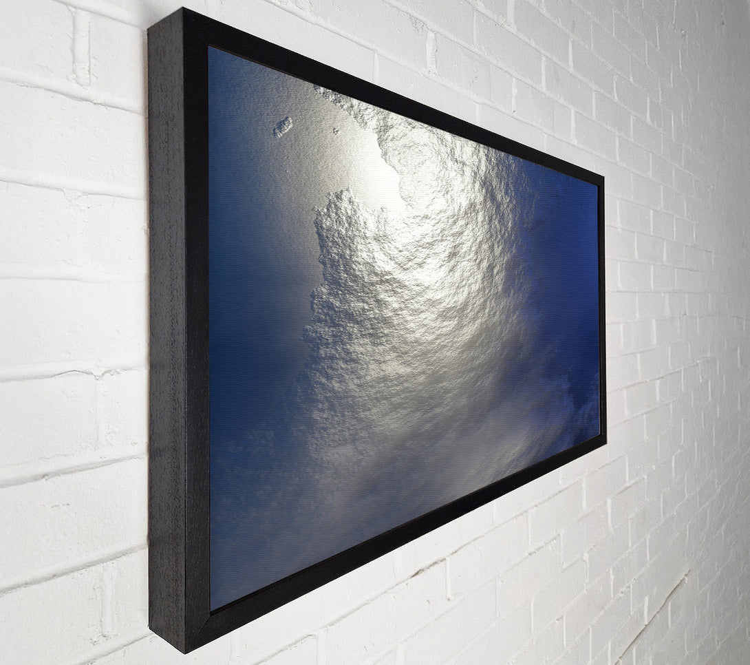  A Canvas Print of Azure Water Reflections Canvas Art