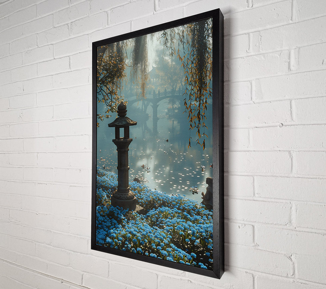  A Canvas Print of Blue Lagoon Lantern Canvas Print
