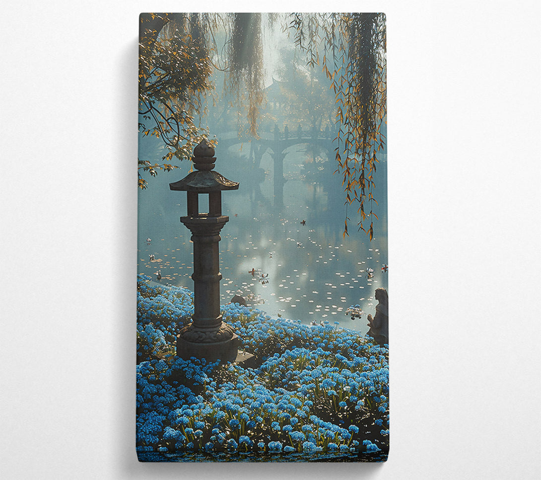  A Canvas Print of Blue Lagoon Lantern Canvas Print