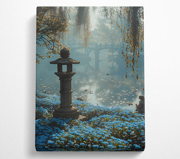  A Canvas Print of Blue Lagoon Lantern Canvas Print
