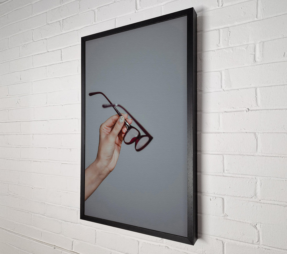  A Canvas Print of The Burgundy Lens Canvas Wall Art