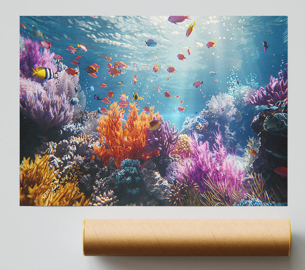Blue Reef Symphony Poster