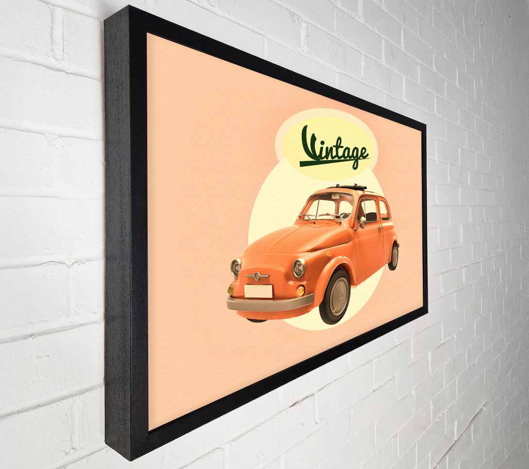  A Canvas Print of Fiat 500 Canvas Print