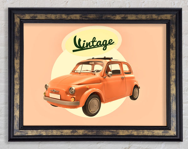 Fiat 500 Framed Print