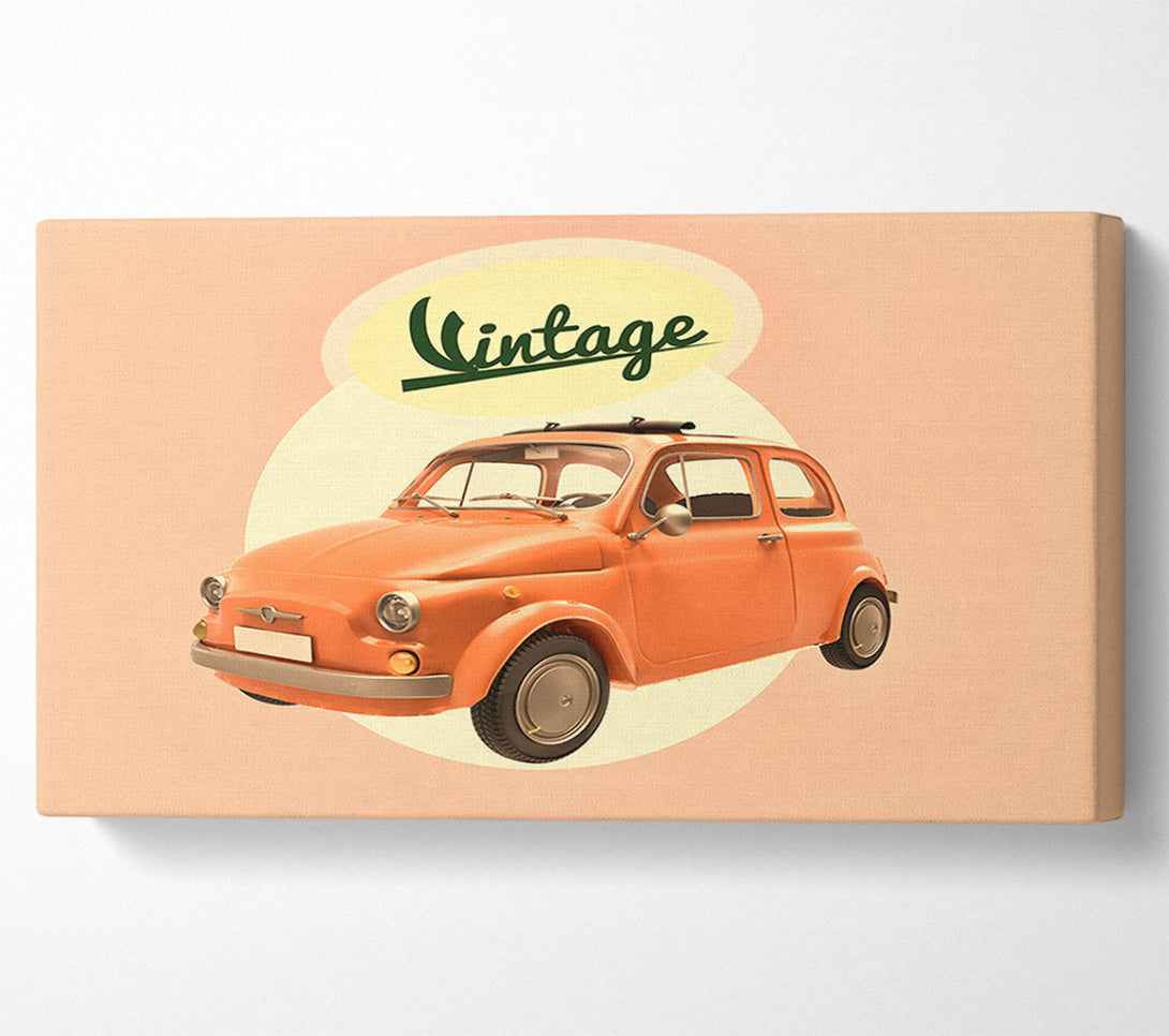  A Canvas Print of Fiat 500 Canvas Print