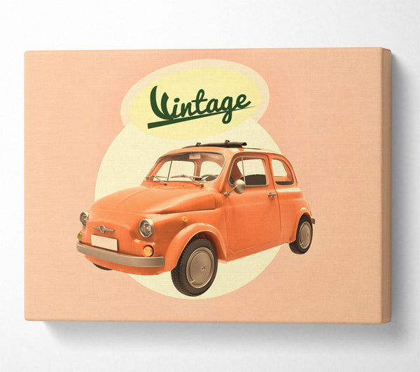  A Canvas Print of Fiat 500 Canvas Print