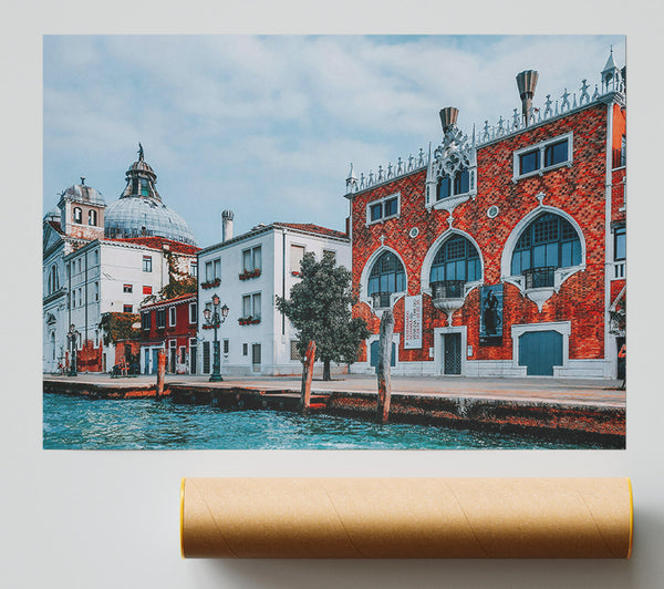 Venetian Red Reflections Print