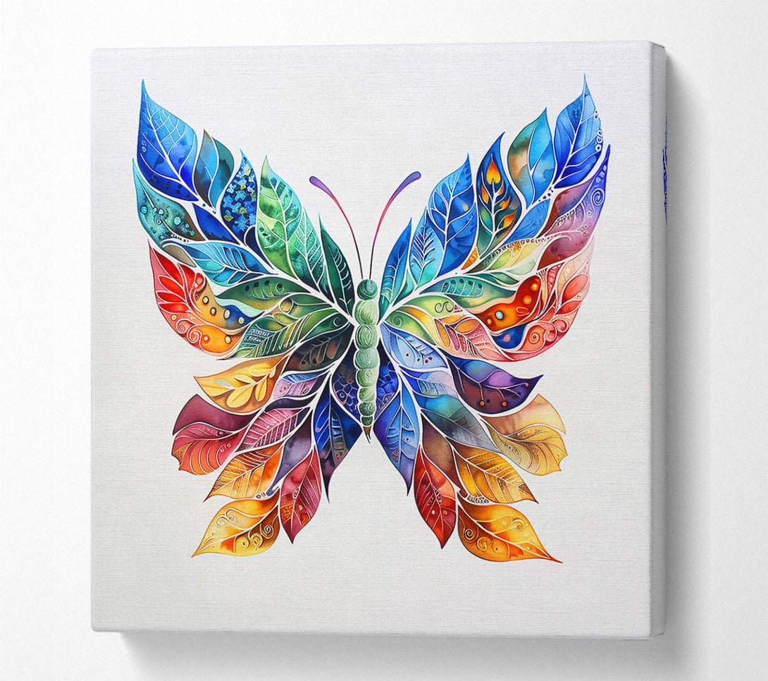  A Canvas Print of Blue Butterfly Dreams Canvas Wall Art