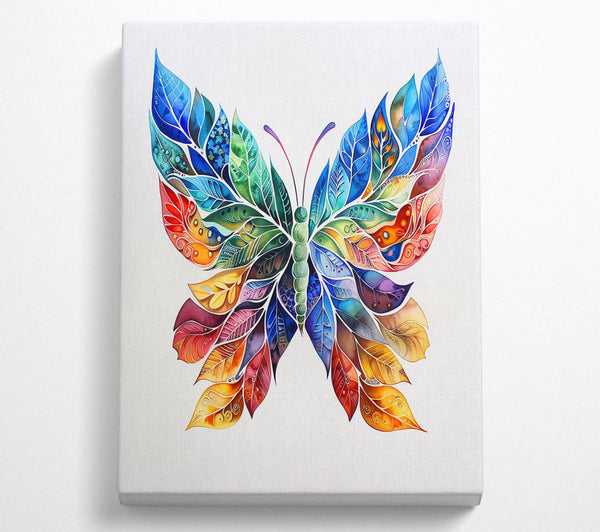  A Canvas Print of Blue Butterfly Dreams Canvas Wall Art