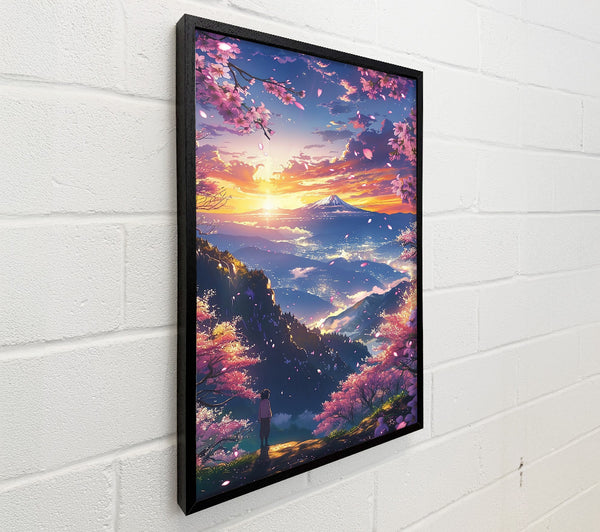 Pink Sunset Mountain View