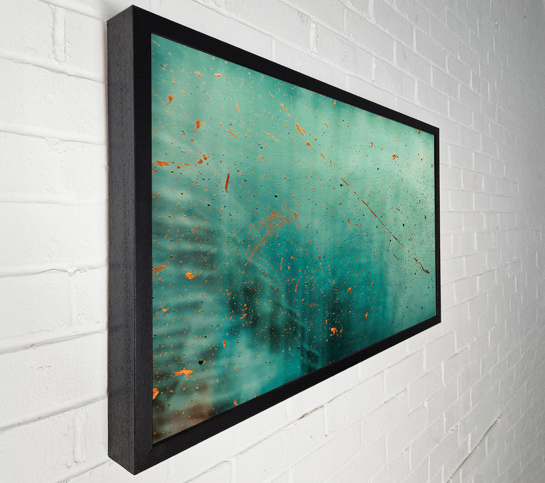  A Canvas Print of Teal Speckled Sky Canvas Art