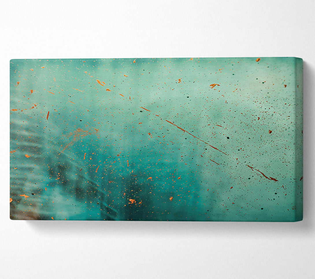  A Canvas Print of Teal Speckled Sky Canvas Art