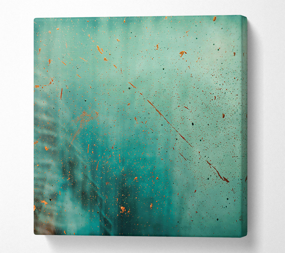  A Canvas Print of Teal Speckled Sky Canvas Art