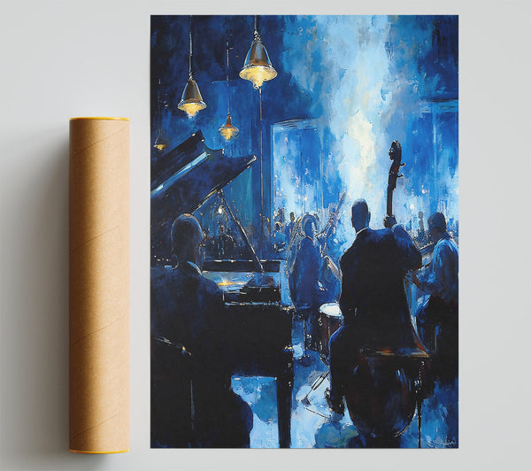Blue Night Jazz Poster