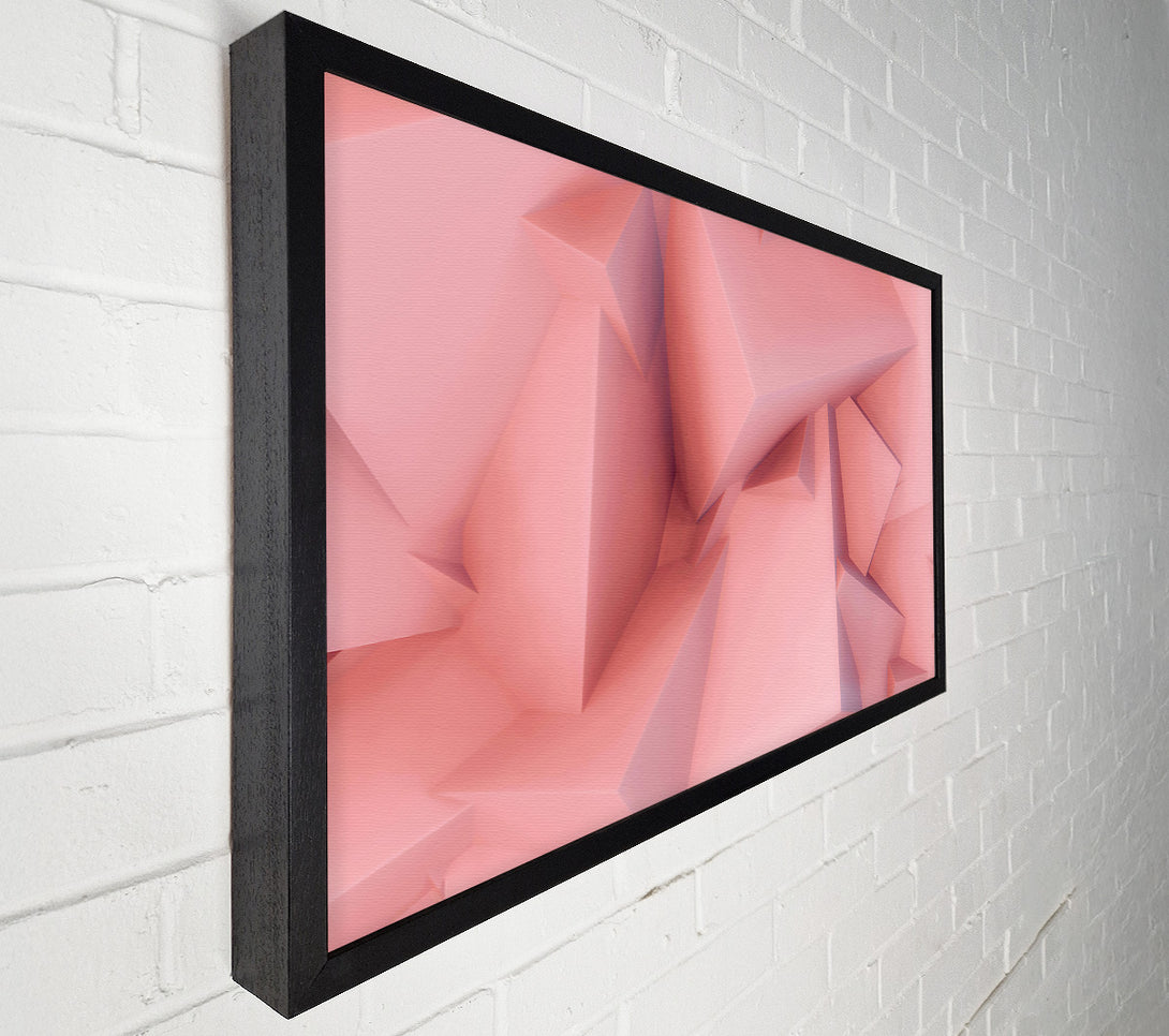  A Canvas Print of Blush Geometric Abstract Canvas Art