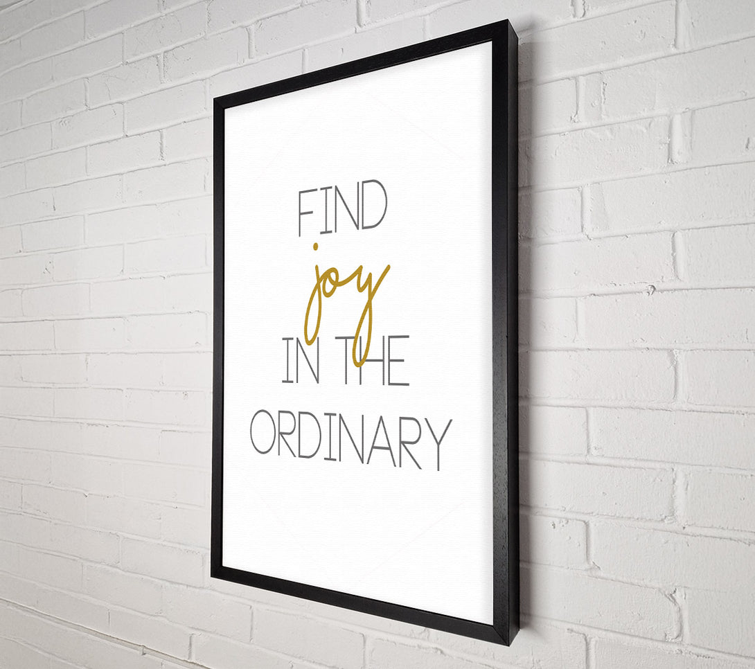  A Canvas Print of Find Joy Canvas Wall Art