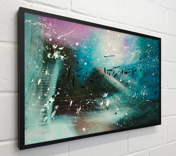 Teal Spattering Dreams