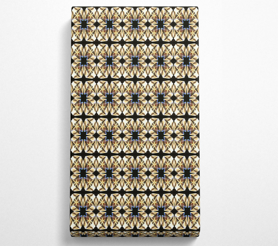  A Canvas Print of Golden Starry Pattern Canvas Print