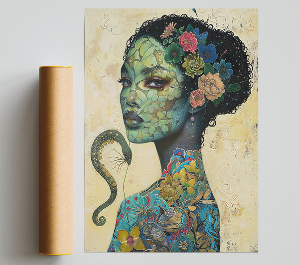 Emerald Garden Goddess Giclee Print