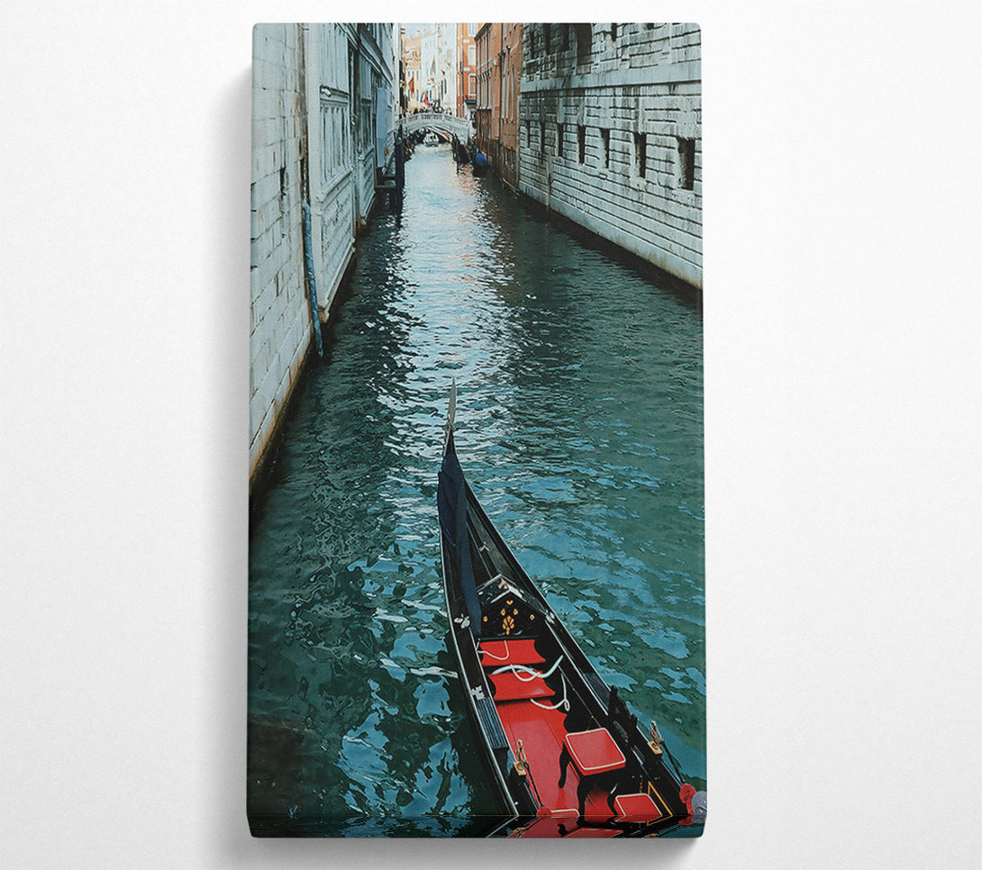  A Canvas Print of Emerald Waters Gondola Ride Canvas Art