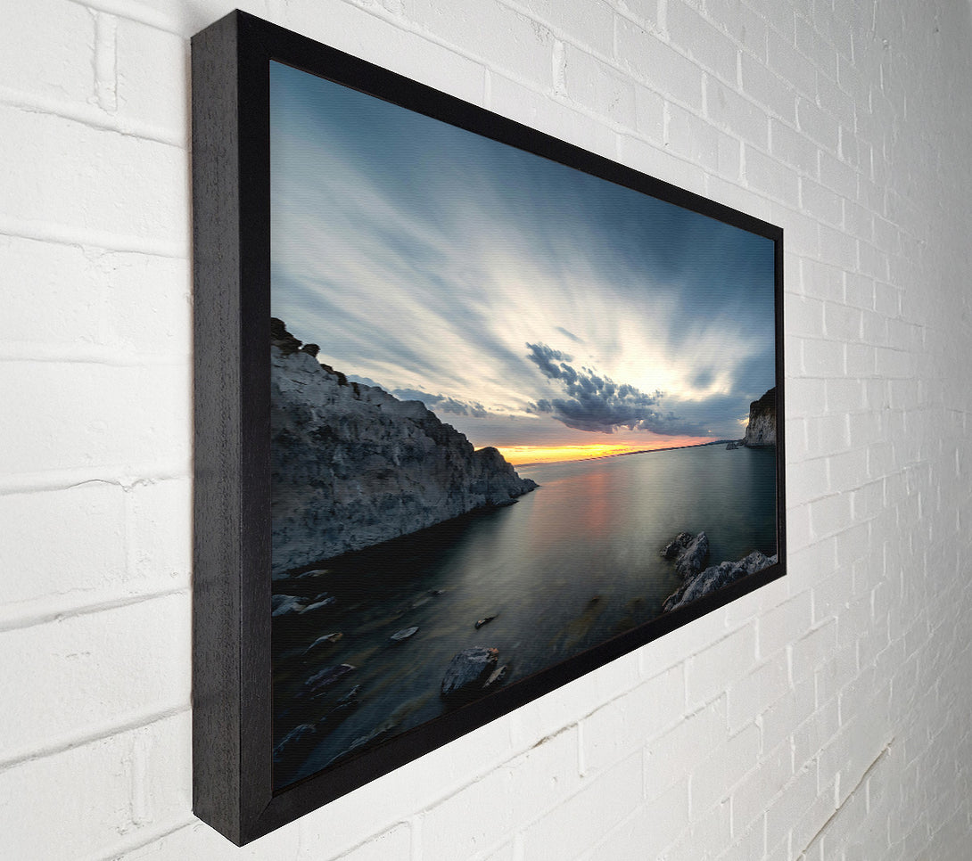  A Canvas Print of Azure Sky'S Embrace Canvas Wall Art