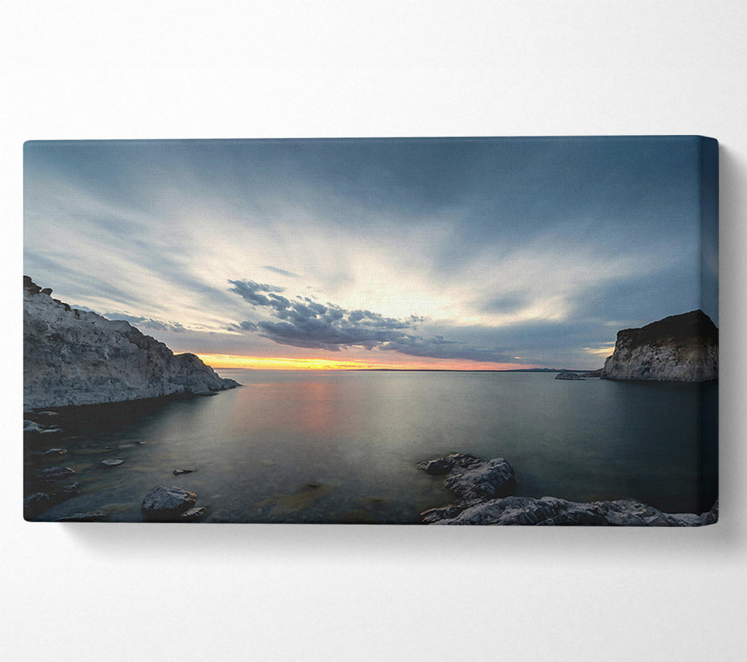  A Canvas Print of Azure Sky'S Embrace Canvas Wall Art