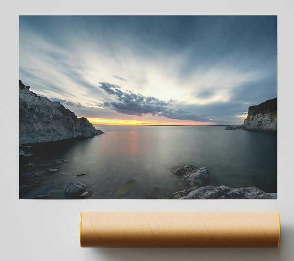 Azure Sky'S Embrace Print
